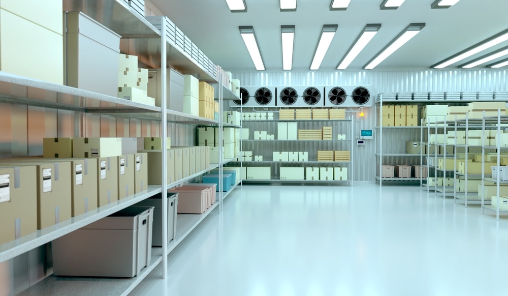 Refrigeration,Chamber,For,Food,Storage..