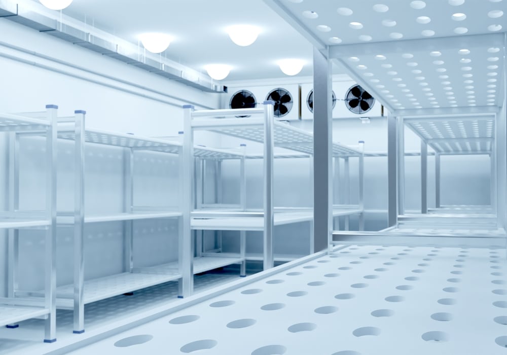 Refrigeration,Chamber,For,Food,Storage.,Warehouse,Equipment.,3d,Image
